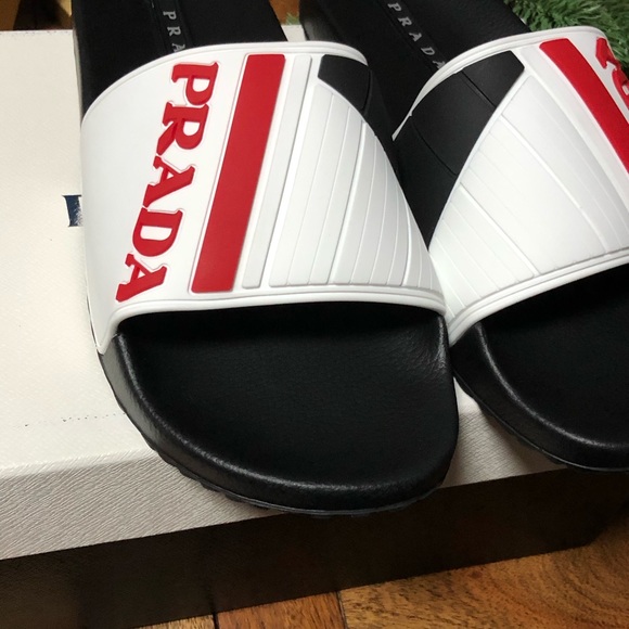 Prada Shoes New Authentic Prada Mens Sandals Size 8 4x324 Poshmark